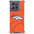 NFL Denver Broncos Double Vision Moto G Play 5G (2025) Clear Case